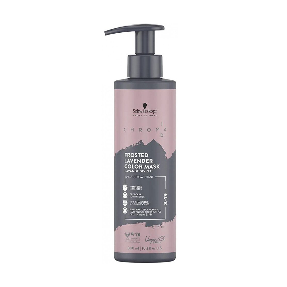 Тонувальна бондінг-маска для волосся Schwarzkopf Professional Chroma ID Bonding Color Mask, 8-19 Light Blonde Cendre Violet, 300 мл